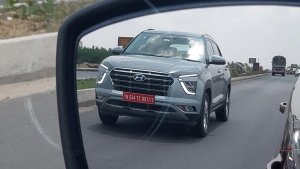 Spy Pics: Hyundai Creta EV Spotted Testing Again