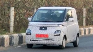 Spy Pics: MG Air EV Spotted Testing Again In India - Looks Production Ready
