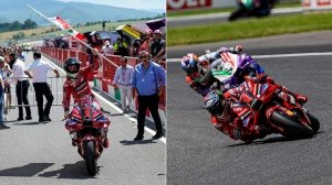 MotoGP Italy 2023 - All Ducati Podium, Marc Marquez Crashes Again