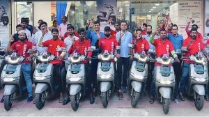 TVS Partners With Zomato – Plans To Deploy 10,000 iQube Electric Scooters